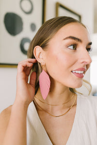 Jasmine Earrings in Pink