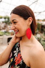 Load image into Gallery viewer, Jasmine Earrings in Red