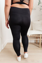 Load image into Gallery viewer, Keep Up Black Leggings