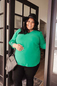 Lucky Chic Top in Kelly Green