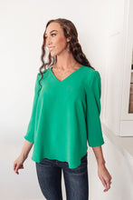 Load image into Gallery viewer, Lucky Chic Top in Kelly Green