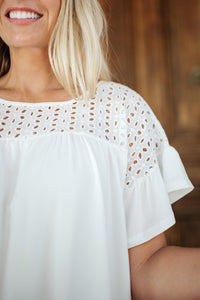 Mabel Top in White