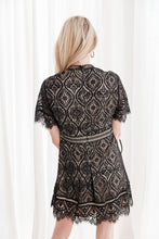 Load image into Gallery viewer, Malina Lace Dress in Black