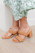 Load image into Gallery viewer, Maya Braided Heels in Tan