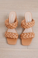 Load image into Gallery viewer, Maya Braided Heels in Tan