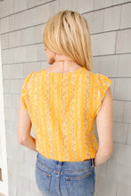 Load image into Gallery viewer, Mellow Yellow Blouse