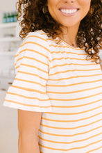 Load image into Gallery viewer, Mellow Yellow Striped Top