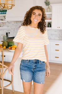 Mellow Yellow Striped Top