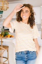 Load image into Gallery viewer, Mellow Yellow Striped Top