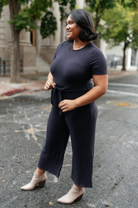 Nora Jumpsuit in Charcoal