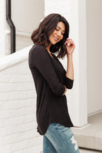 Load image into Gallery viewer, Perfect V Neck in Black