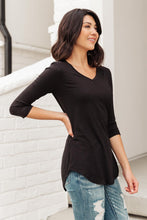 Load image into Gallery viewer, Perfect V Neck in Black