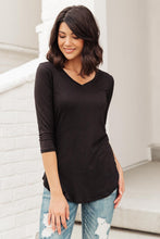 Load image into Gallery viewer, Perfect V Neck in Black