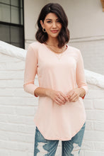 Load image into Gallery viewer, Perfect V Neck in Blush