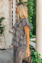 Load image into Gallery viewer, Plaid Ruffled Top