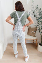 Load image into Gallery viewer, Railroad Stripe Overalls