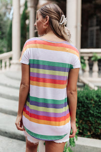 Retro Stripes Top