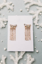 Load image into Gallery viewer, Rhinestone Fringe Earrings