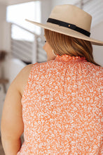 Load image into Gallery viewer, Roxanne Mock Neck Blouse In Persimmon