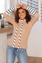 Load image into Gallery viewer, Secret Stripes Cowl Neck Top