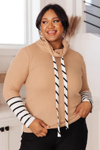 Load image into Gallery viewer, Secret Stripes Cowl Neck Top