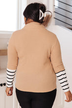 Load image into Gallery viewer, Secret Stripes Cowl Neck Top