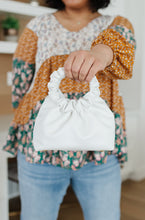 Load image into Gallery viewer, Serena Scrunchie Bag in White