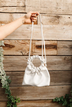 Load image into Gallery viewer, Serena Scrunchie Bag in White