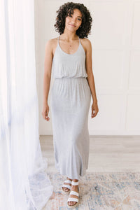 Summer Haze Maxi in Gray