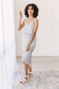 Summer Haze Maxi in Gray