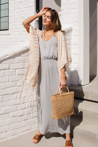 Summer Haze Maxi in Gray