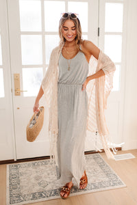 Summer Haze Maxi in Gray