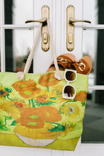 Load image into Gallery viewer, Sunflower Painting Tote