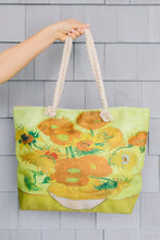 Load image into Gallery viewer, Sunflower Painting Tote