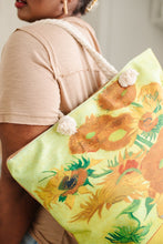 Load image into Gallery viewer, Sunflower Painting Tote