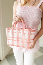 Load image into Gallery viewer, Sunny Days Woven Tote in Pink