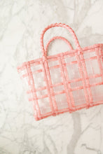 Load image into Gallery viewer, Sunny Days Woven Tote in Pink