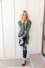 Load image into Gallery viewer, Take Me Back Shacket in Vintage Olive