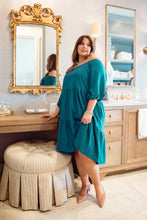 Load image into Gallery viewer, Teal Tiers Dress