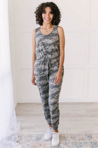 Megan Jumpsuit in Camo