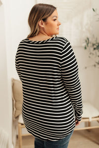 Thriving In Stripes Top