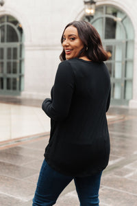 Twist And Shout Top in Black