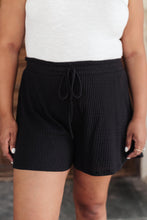 Load image into Gallery viewer, Ribbed &amp; Ridiculously Comfy Shorts In Black