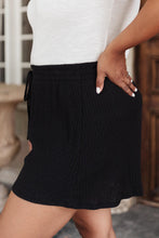 Load image into Gallery viewer, Ribbed &amp; Ridiculously Comfy Shorts In Black