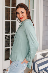 Unwavering Confidence Blouse in Light Blue