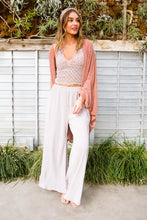 Load image into Gallery viewer, Unwind Wide Leg Lounge Pants In Mocha