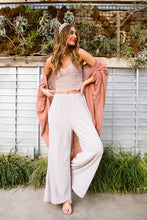 Load image into Gallery viewer, Unwind Wide Leg Lounge Pants In Mocha