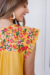 Yellow Blossoms Shirt