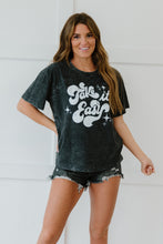 Load image into Gallery viewer, Sew In Love Take It Easy Full Size Run Graphic Tee