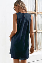 Load image into Gallery viewer, Round Neck Sleeveless Mini Dress